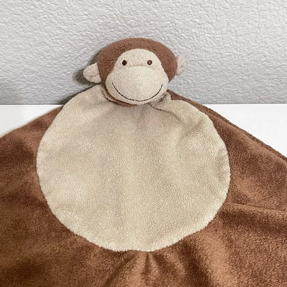 Angel Dear Brown Monkey Security Blanket Lovey Lovie Blankie Plush